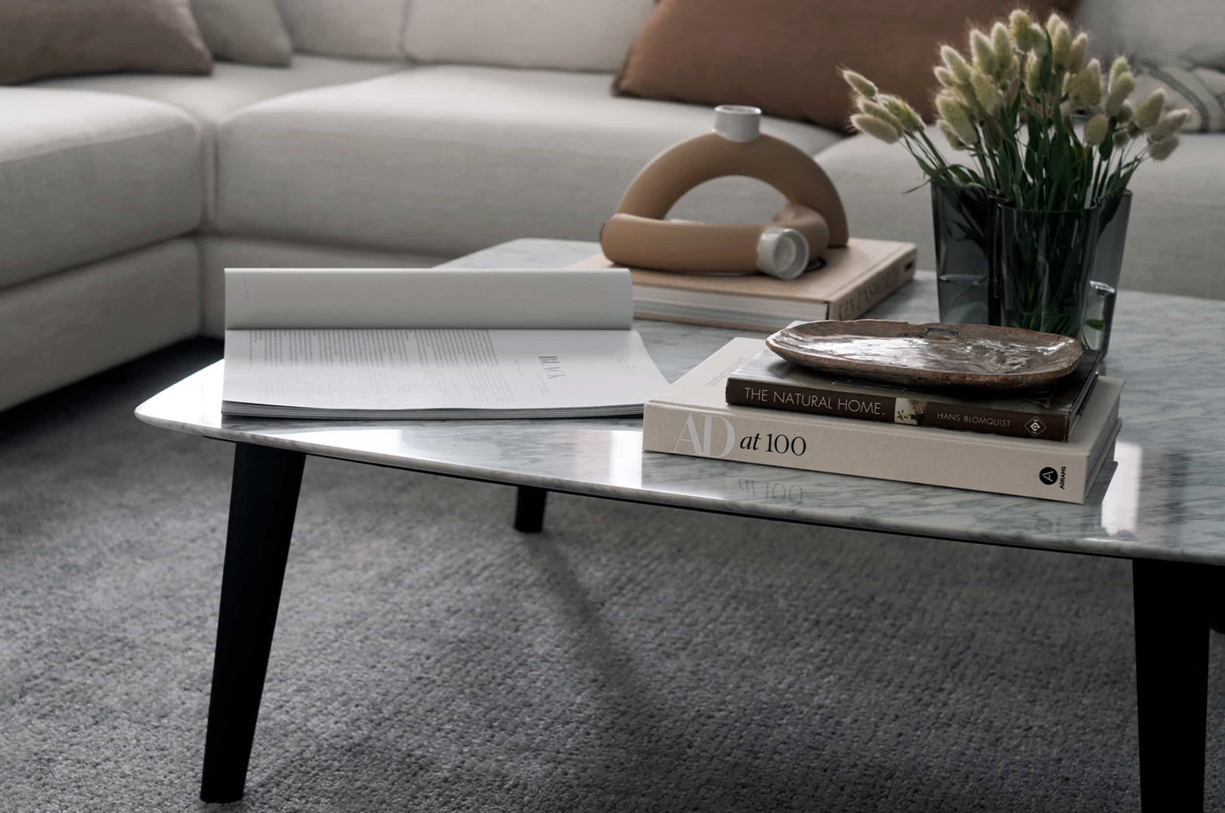 Mars Coffee Table Mars Timber Veneer Marble King Living