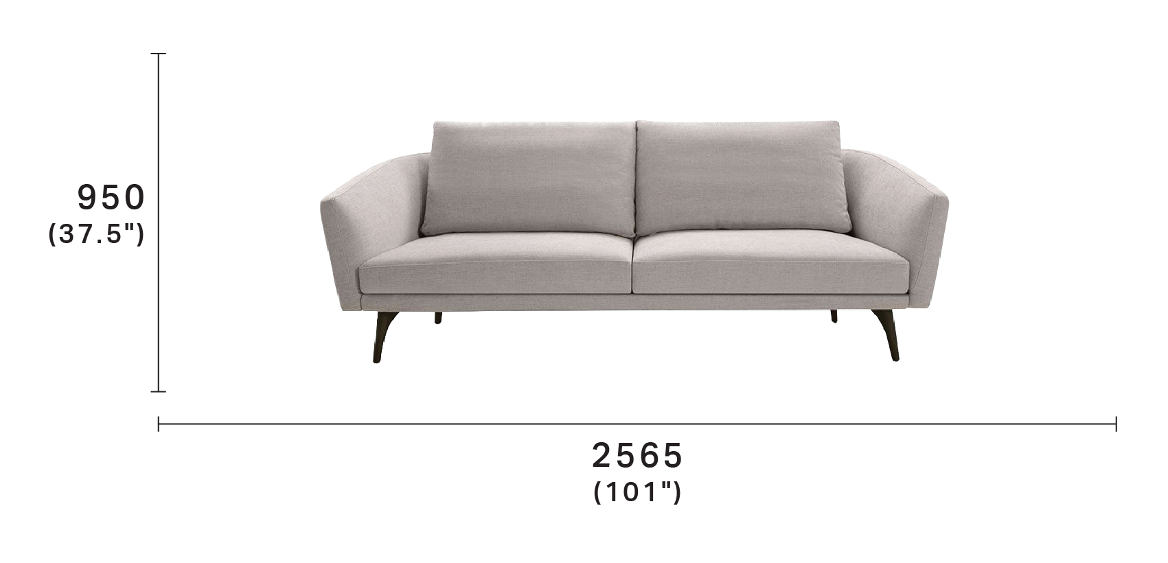 King Boulevard Sofa Curved sofa Modular sofa King Living