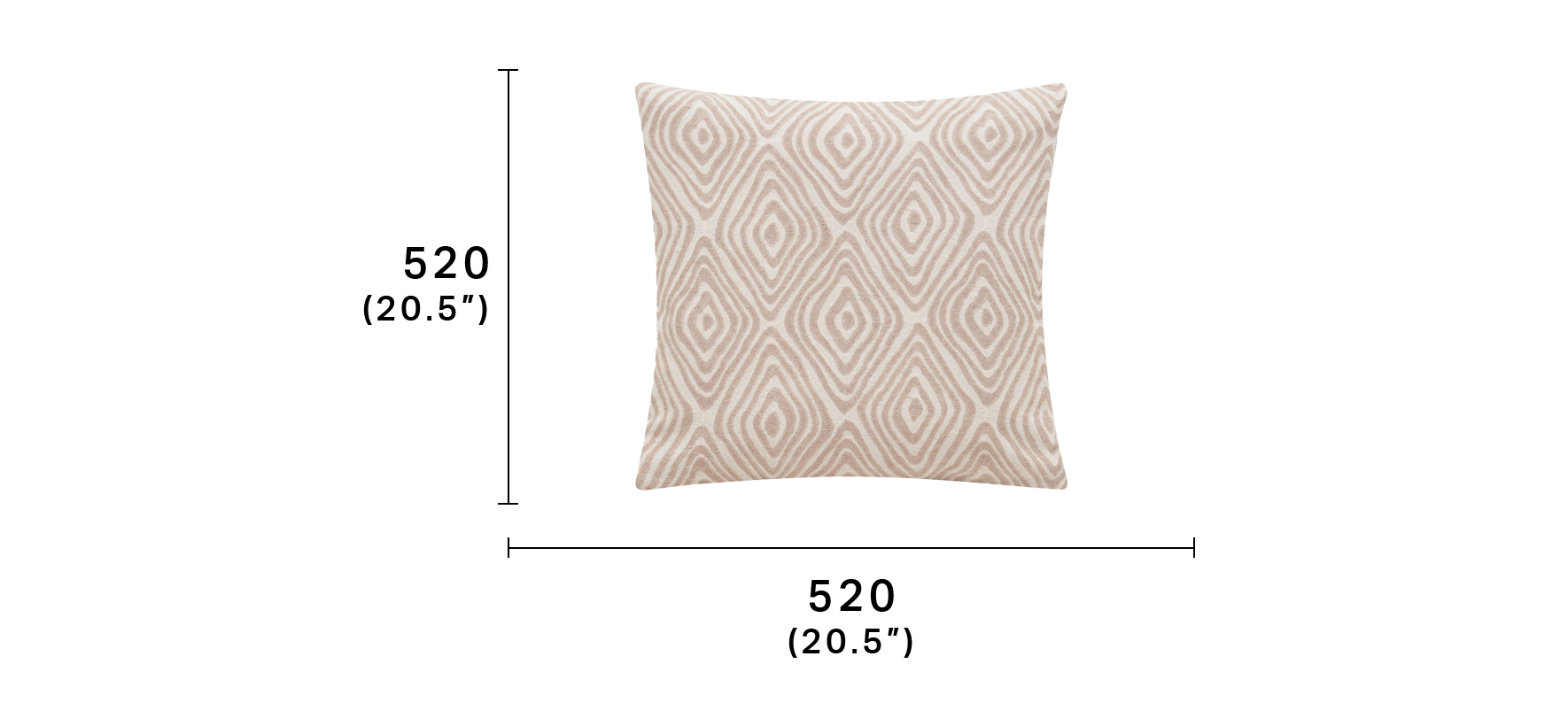 LARGE SQUARE CUSHION ECHOS OF ENCHANTMENT main image 1