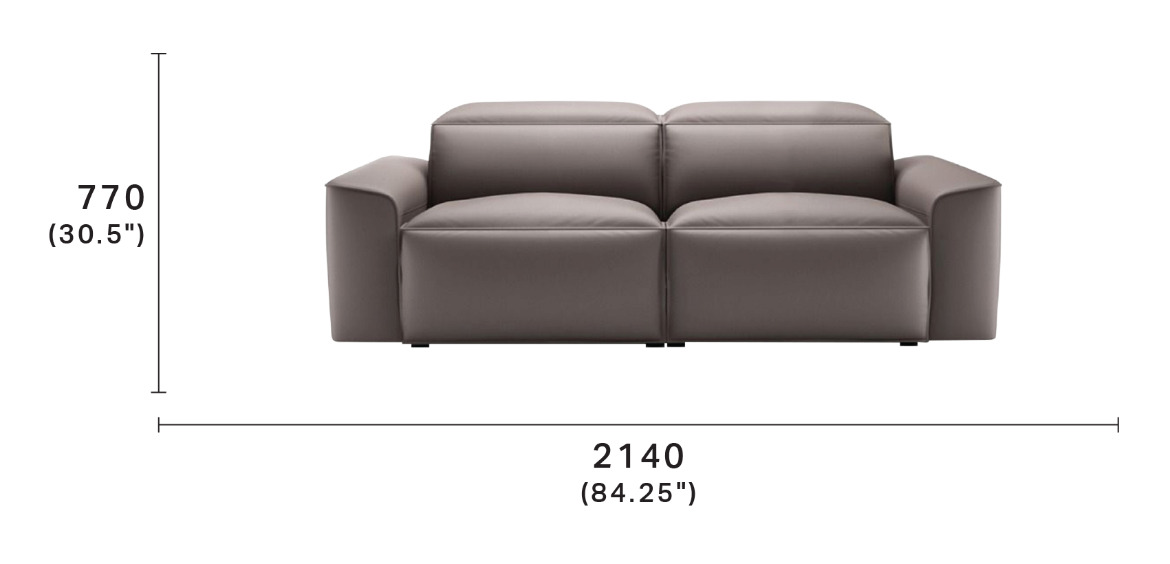 King Cloud V Recliner Sofa Luxurious reclining sofa Lounge Couch