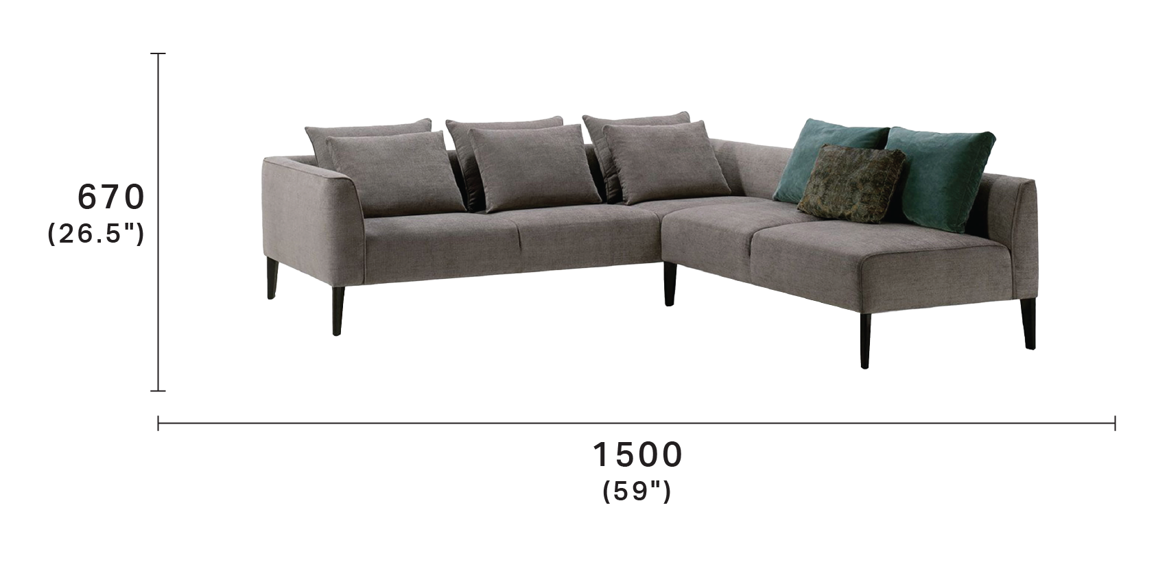 William Sofa Designer sofa with deep seated comfort Lounge Couch